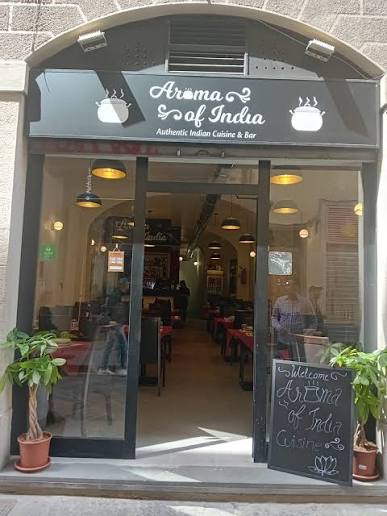 L’ingresso di Aroma of India in Via Sant’Antonino a Firenze